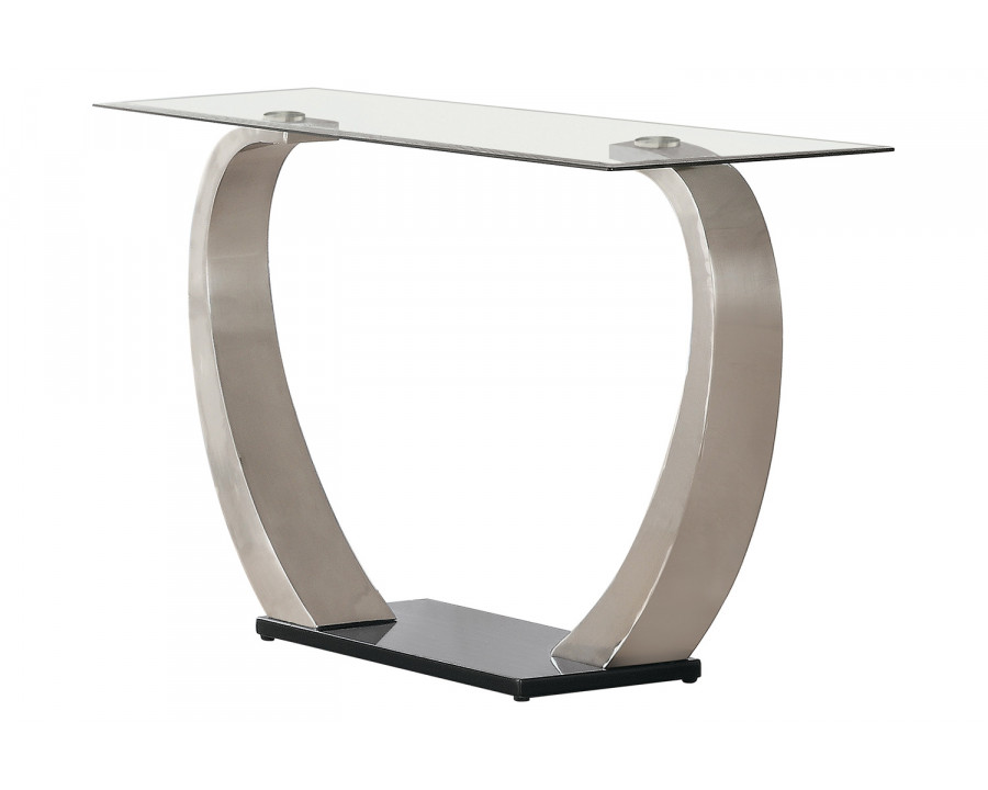 Coaster - Rectangular Sofa Table in Satin