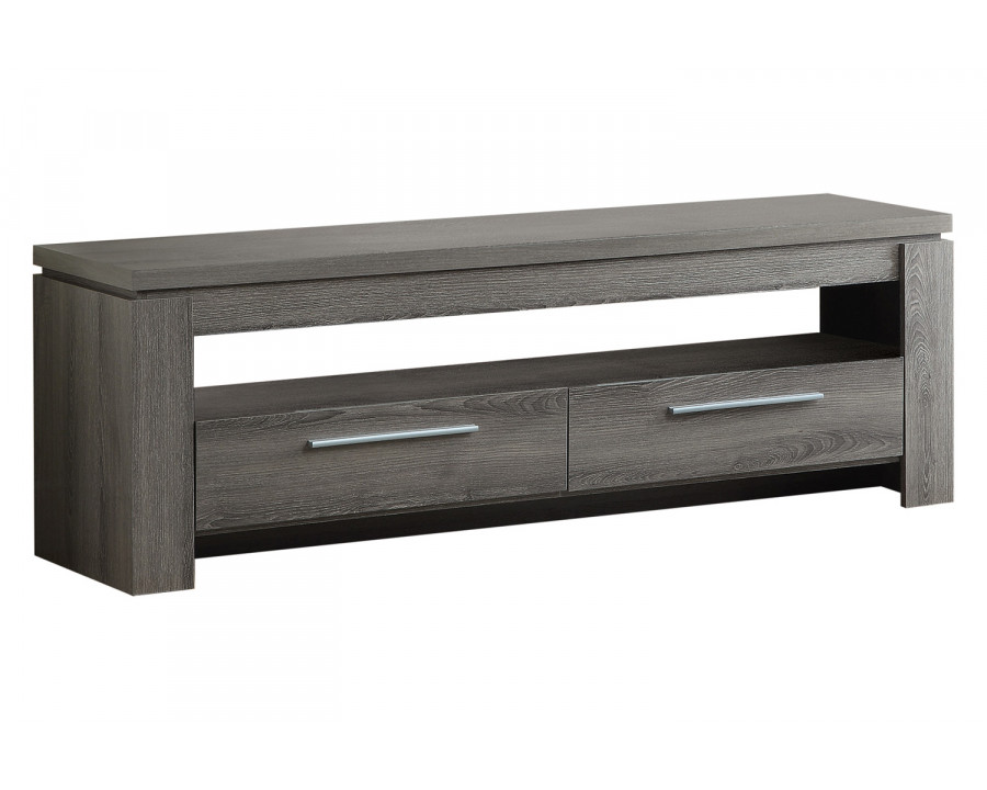 Coaster 2-Drawer TV Console - Weathered Gray