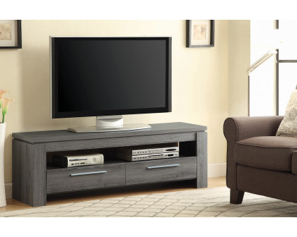 Coaster 2-Drawer TV Console - Weathered Gray