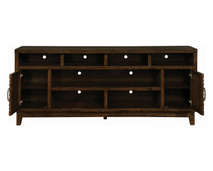 Coaster - 2-Door Rectangular TV Console in Rustic Mindy