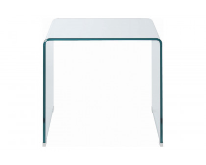 Coaster - Square End Table in Clear