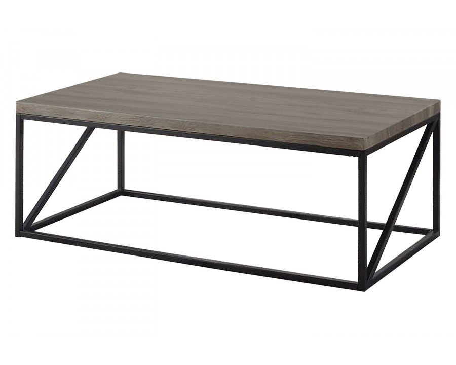 Coaster - Rectangular Coffee Table in Sonoma Gray