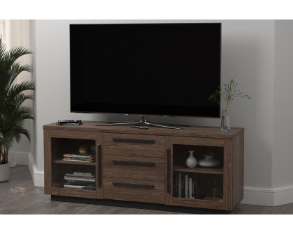 Coaster - 2-Door TV Console in Aged Walnut