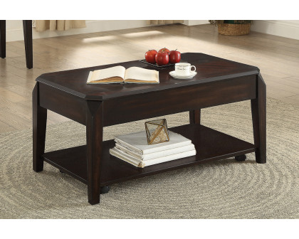 Coaster - Lift Top Coffee Table With Hidden Storage in Walnut