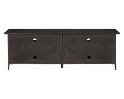 Coaster - 72" 4-Door TV Console in Dark Gray