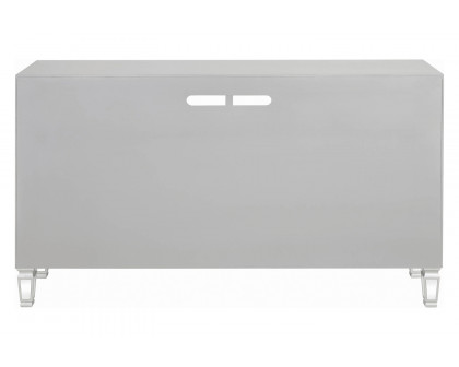 Coaster - 3-Drawer TV Console in Metallic Platinum