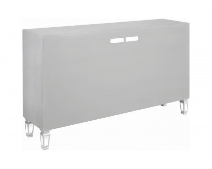 Coaster - 3-Drawer TV Console in Metallic Platinum