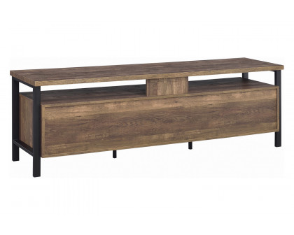 Coaster 71" 2-Drawer Rectangular TV Console - Rustic Oak