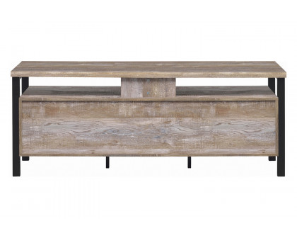 Coaster 59" 2-Drawer TV Console - Weathered Oak