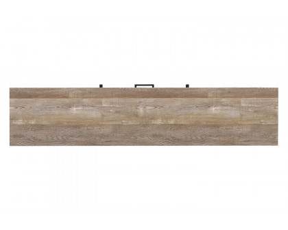 Coaster 71" 2-Drawer TV Console - Weathered Oak