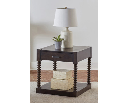 Coaster - Christine 1-Drawer End Table in Coffee Bean