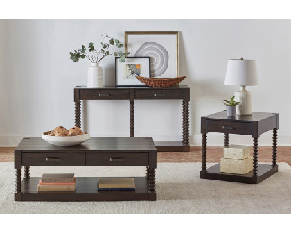 Coaster - Christine 1-Drawer End Table in Coffee Bean