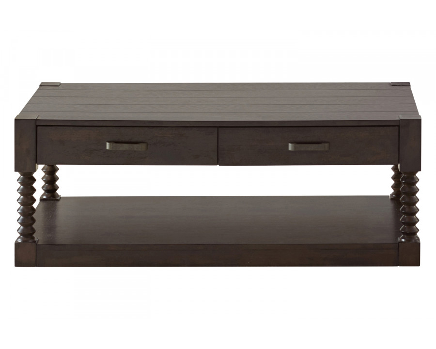 Coaster - Christine 2-Drawer Coffee Table in Coffee Bean