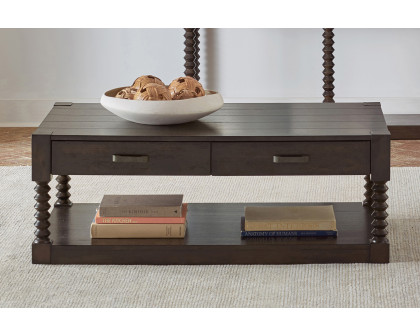 Coaster - Christine 2-Drawer Coffee Table in Coffee Bean