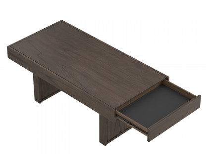 Coaster - Rectangle Coffee Table With Hidden Storage in Wheat Brown