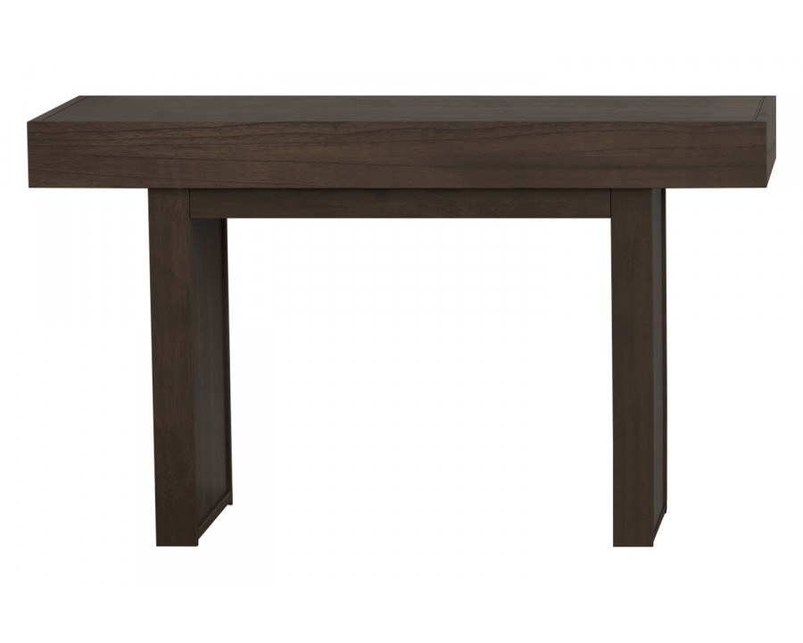 Coaster - Rectangle Sofa Table With Hidden Storage in Wheat Brown