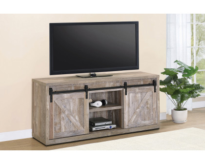 Coaster - 48-Inch 3-Shelf Sliding Doors TV Console