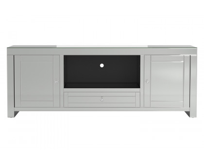 Coaster™ 2-Door TV Console - Silver