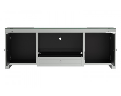 Coaster™ 2-Door TV Console - Silver