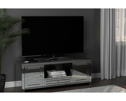 Coaster™ 2-Door TV Console - Silver