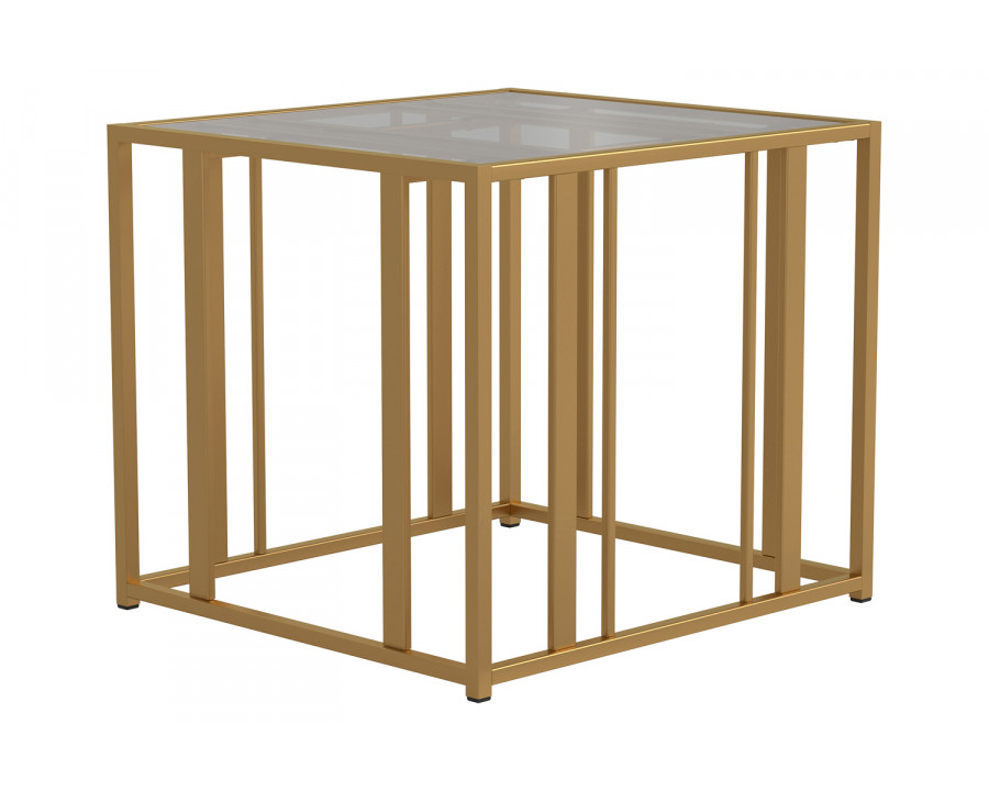 Coaster - Eastbrook Metal Frame End Table in Matte Brass