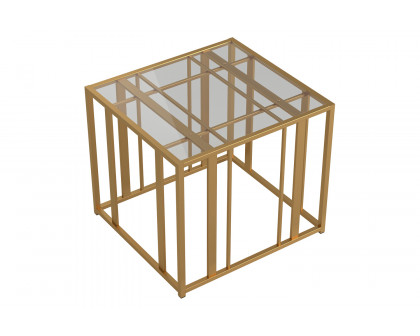 Coaster - Eastbrook Metal Frame End Table in Matte Brass