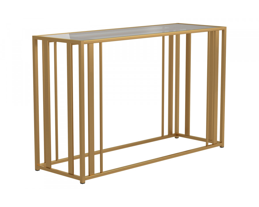 Coaster - Eastbrook Metal Frame Sofa Table in Matte Brass