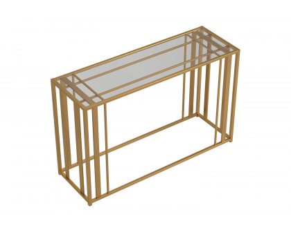 Coaster - Eastbrook Metal Frame Sofa Table in Matte Brass