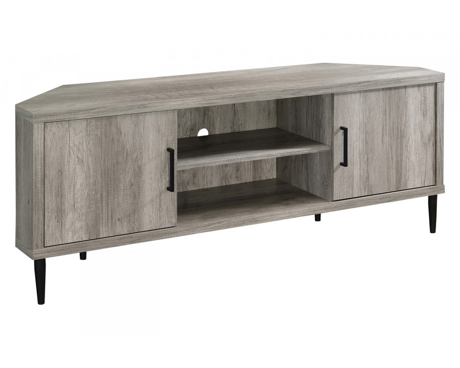 Coaster - 2-Door Storage TV Console in Gray Driftwood