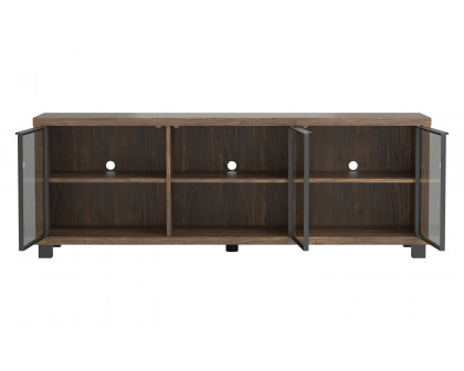 Coaster 3-Door TV Console - Aged Walnut