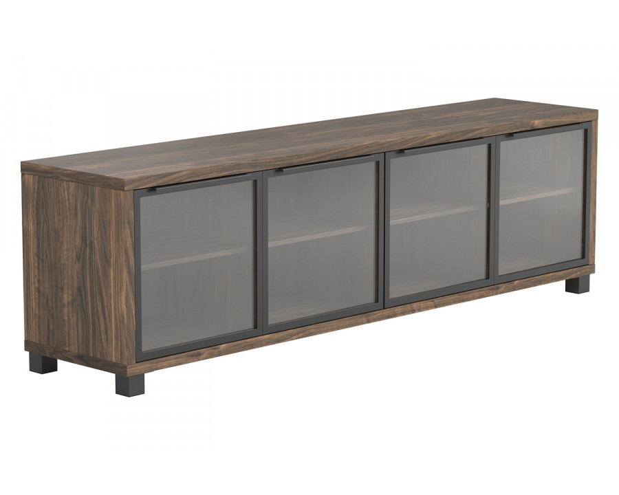 Coaster 4-Door TV Console - Aged Walnut