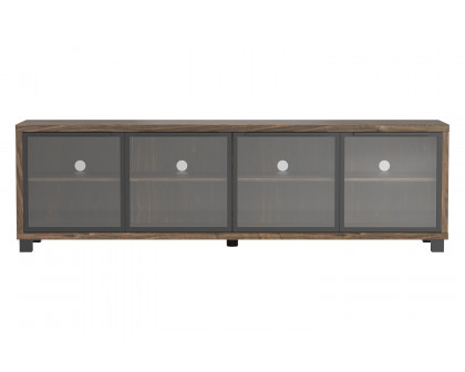 Coaster 4-Door TV Console - Aged Walnut