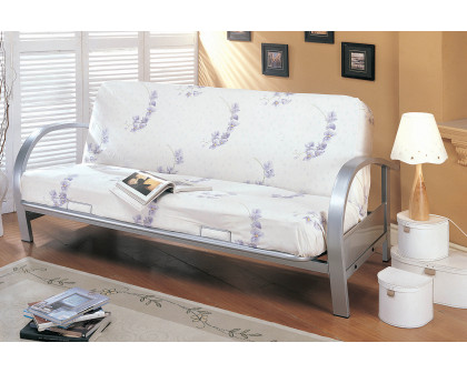 Coaster Metal Futon Frame - Silver