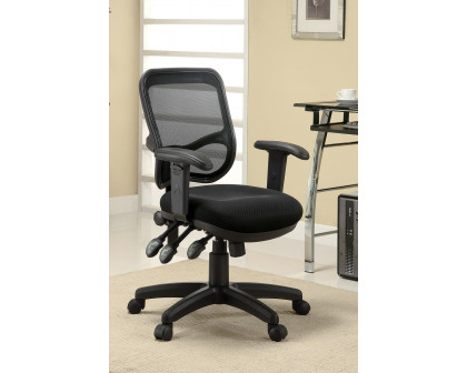 Coaster - Adjustable Height Office Chair 800019 in Black