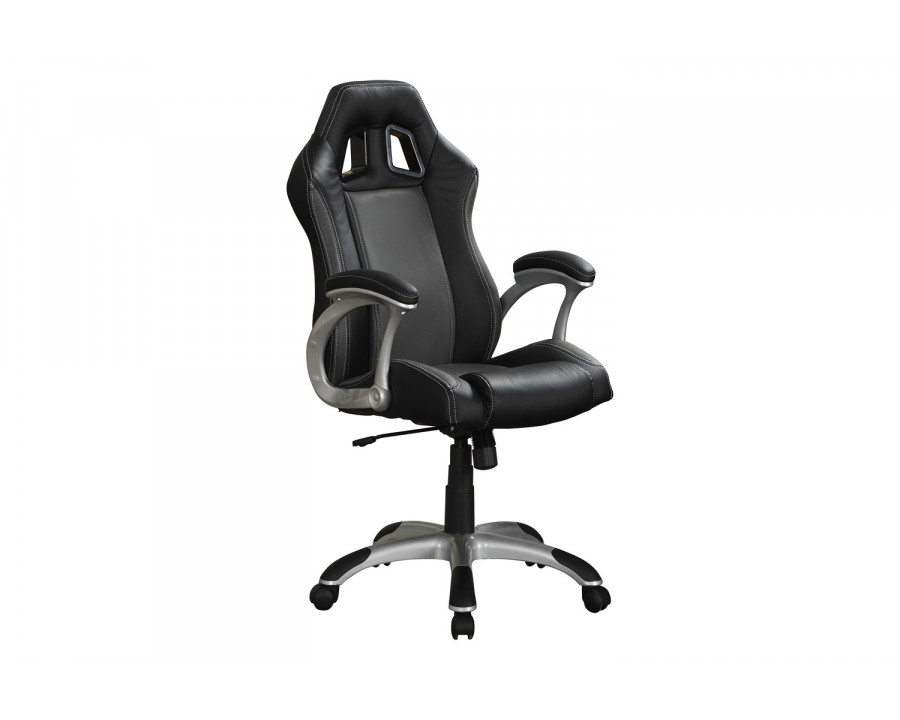 Coaster - Adjustable Height Office Chair in Black/Gray