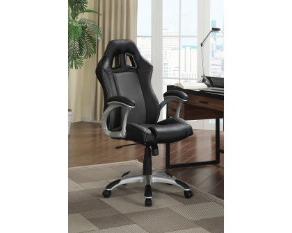 Coaster - Adjustable Height Office Chair in Black/Gray