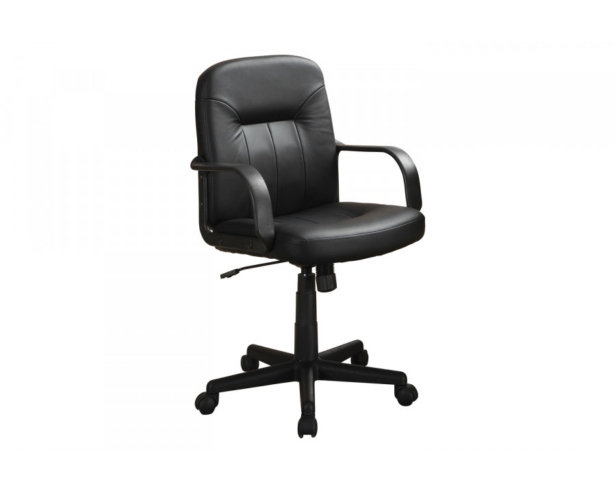 Coaster - Adjustable Height Office Chair 800049 in Black