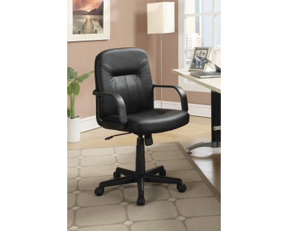 Coaster - Adjustable Height Office Chair 800049 in Black