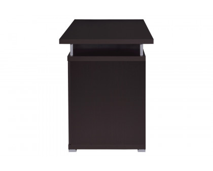 Coaster Tracy 2-Drawer Computer Desk - Cappuccino