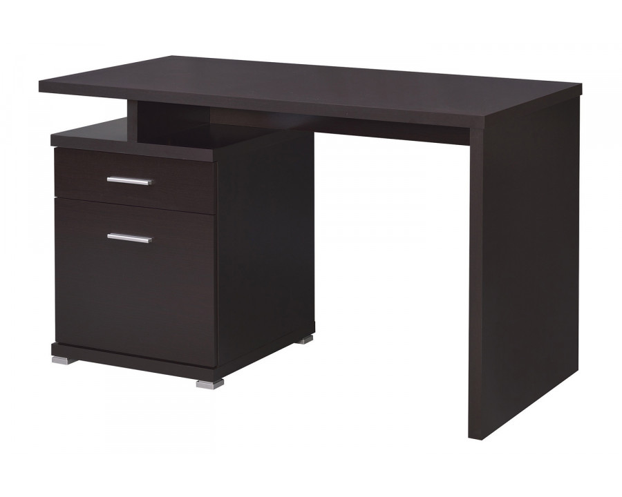 Coaster - Irving 2-Drawer Office Desk with Cabinet