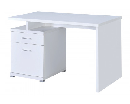 Coaster - Irving 2-Drawer Office Desk with Cabinet