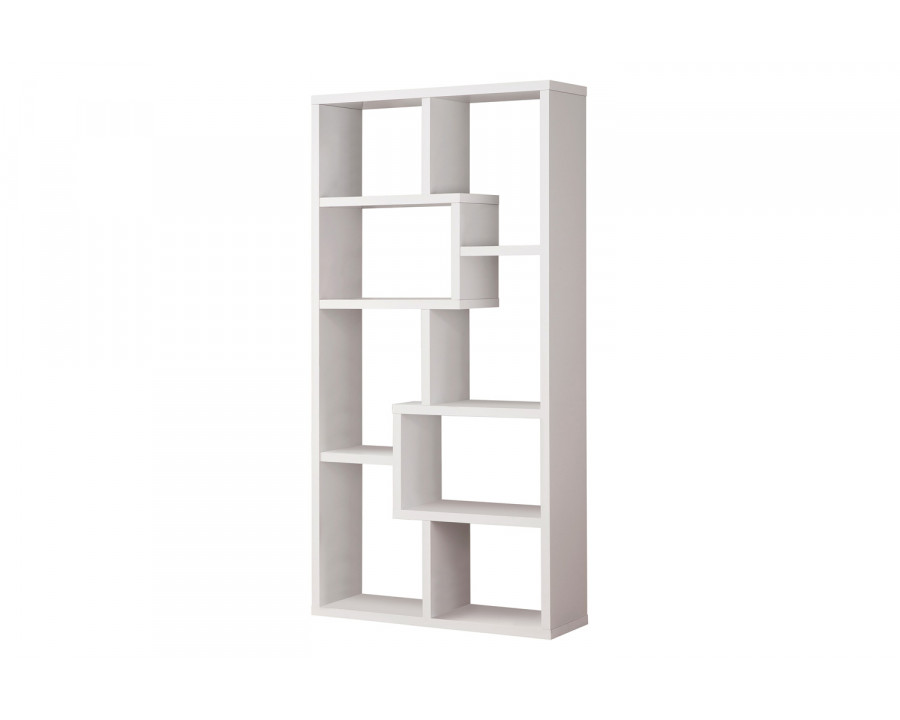 Coaster Theo 10-Shelf Bookcase - White