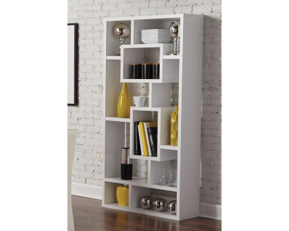 Coaster Howie 10-Shelf Bookcase - White