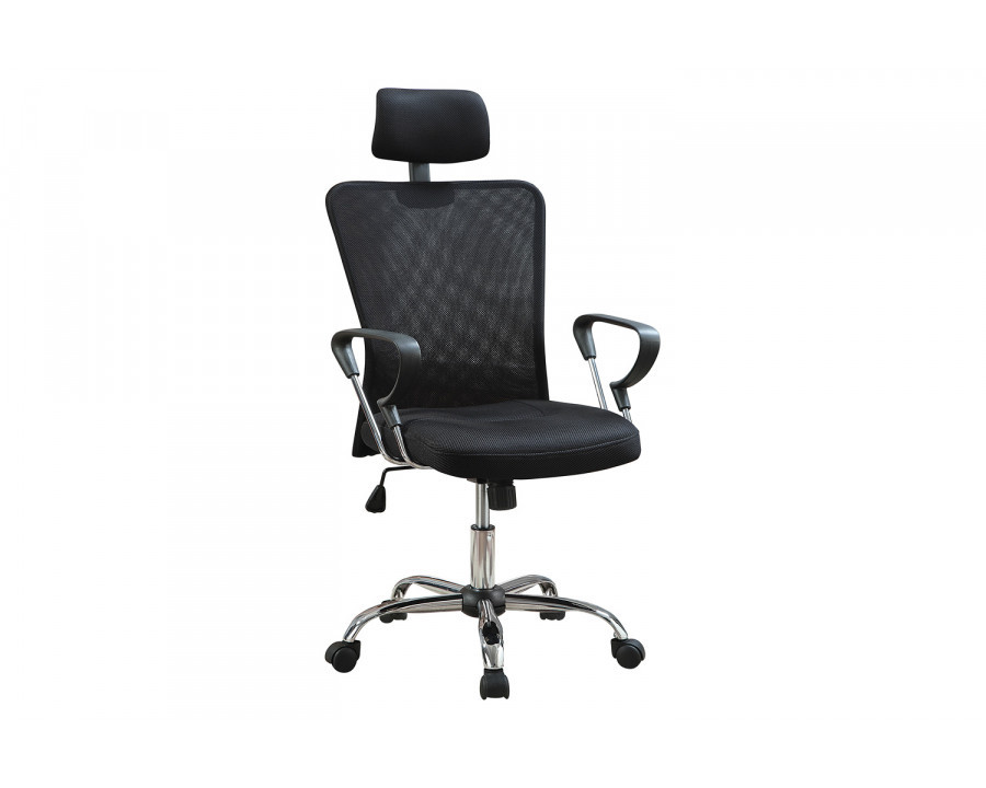 Coaster - Mesh Back Office Chair in Black/Chrome