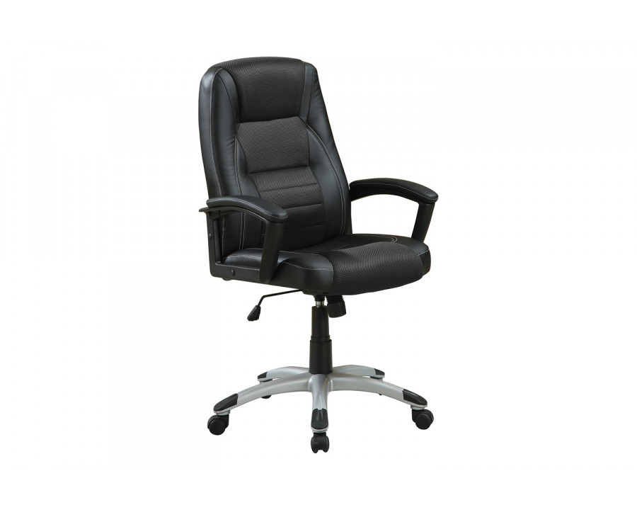 Coaster - Adjustable Height Office Chair 800209 in Black