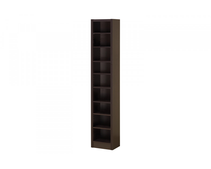 Coaster - Rectangular Bookcase With 2 Fixed Shelves in Cappuccino