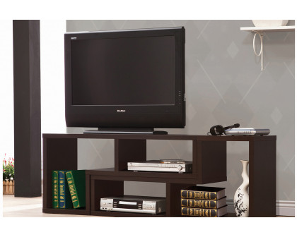 Coaster Velma Convertible TV Console And Bookcase - Cappuccino