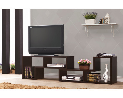 Coaster Velma Convertible TV Console And Bookcase - Cappuccino