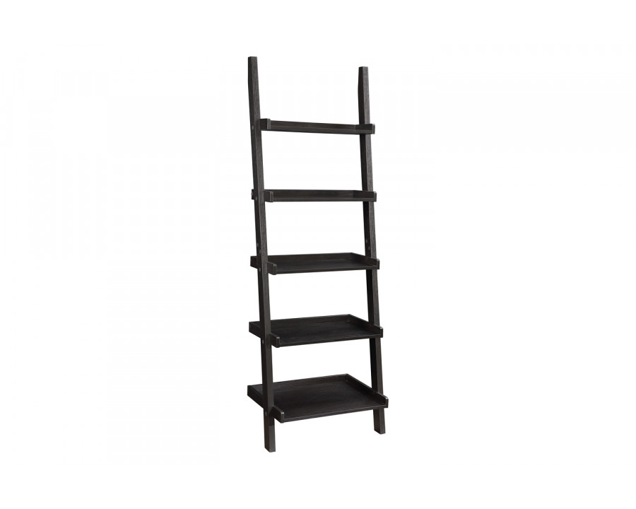 Coaster - Bower 5-Shelf Ladder Bookcase in Cappuccino