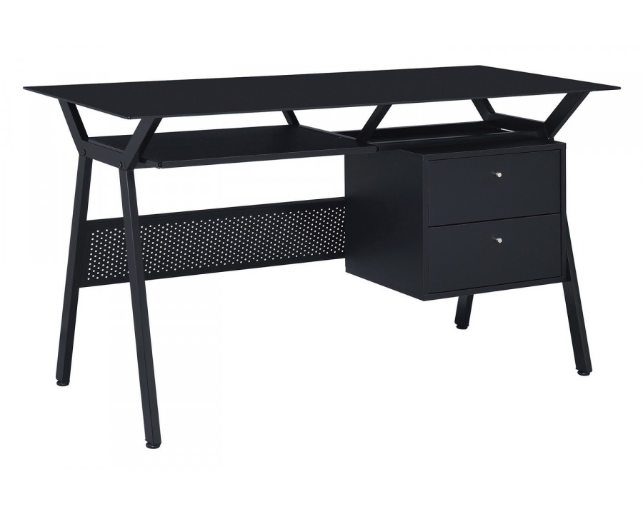 Coaster - Weaving 2-Drawer Computer Desk in Black